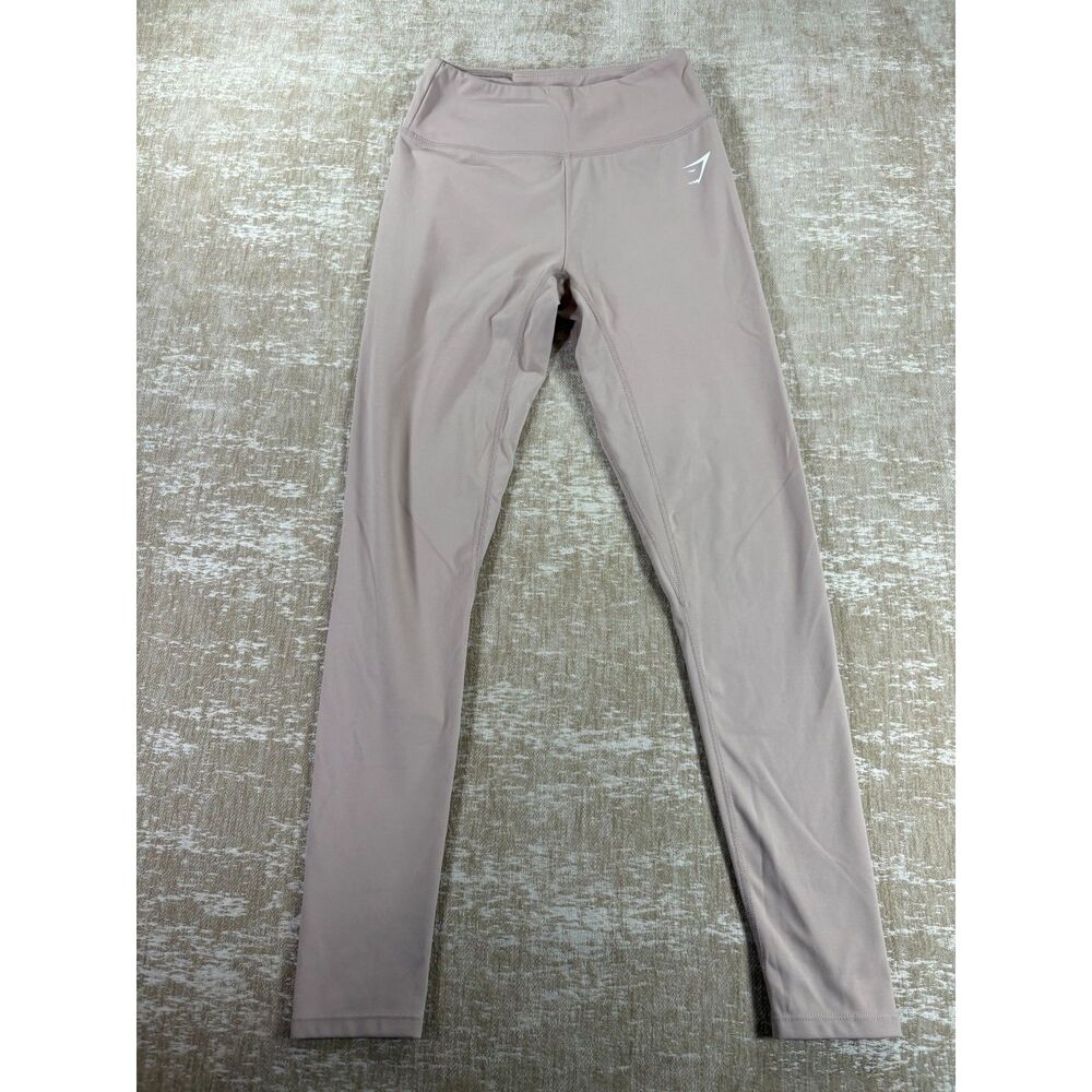 Gymshark Dreamy Leggings Taupe Pink High Waisted Size S